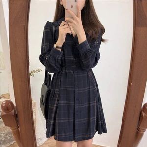 2/$14 - M Black Plaid Dress